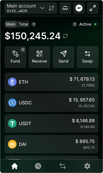 Wallet snippet